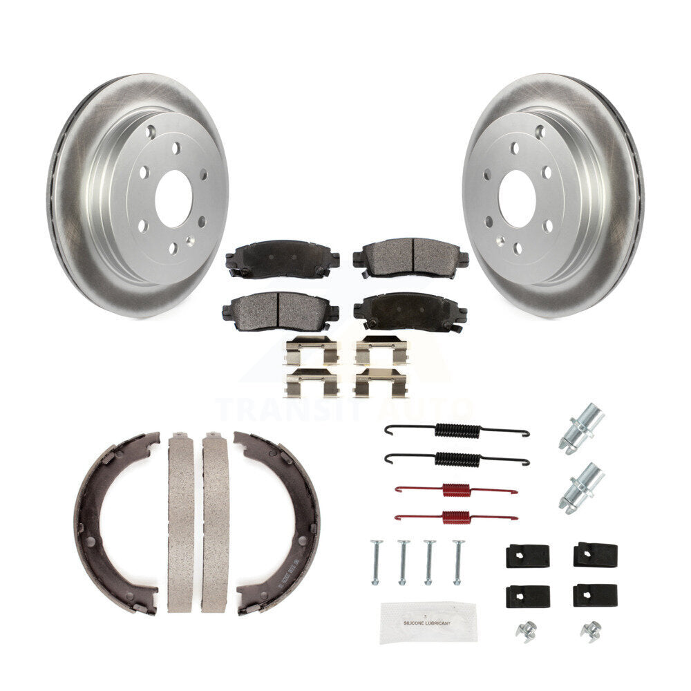 Transit Auto KGT-104276 Disc Brake Kit for 2007-2017 GMC Acadia Limited, Chevrolet Traverse and More - Rear