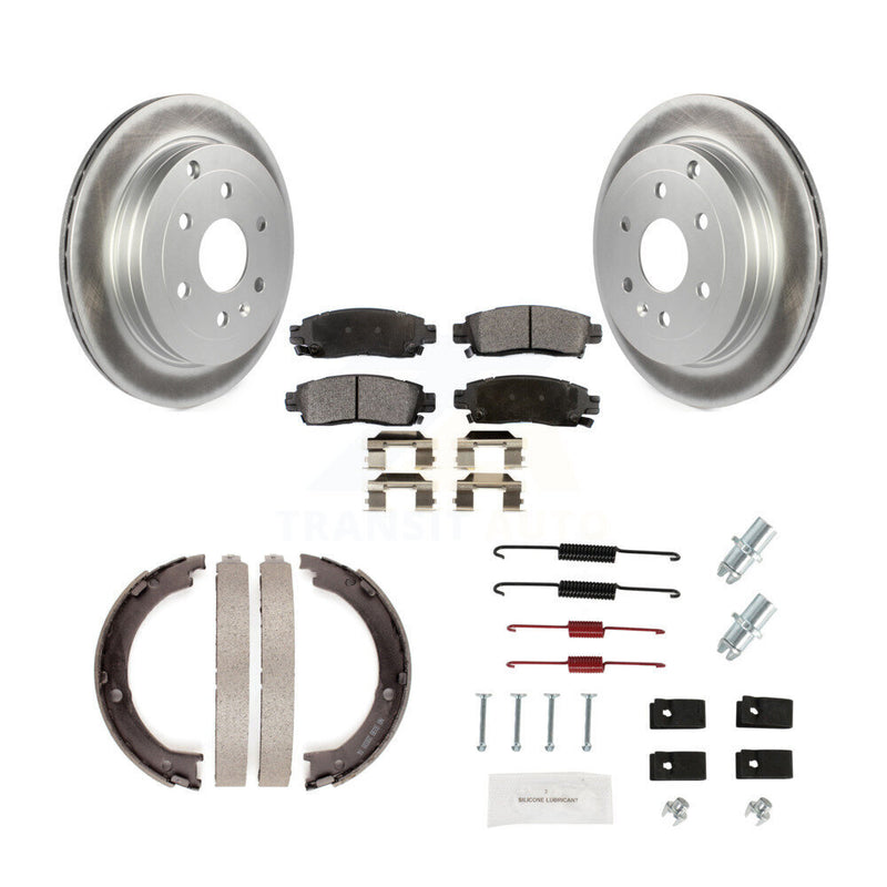 Transit Auto KGT-104276 Disc Brake Kit for 2007-2017 GMC Acadia Limited, Chevrolet Traverse and More - Rear