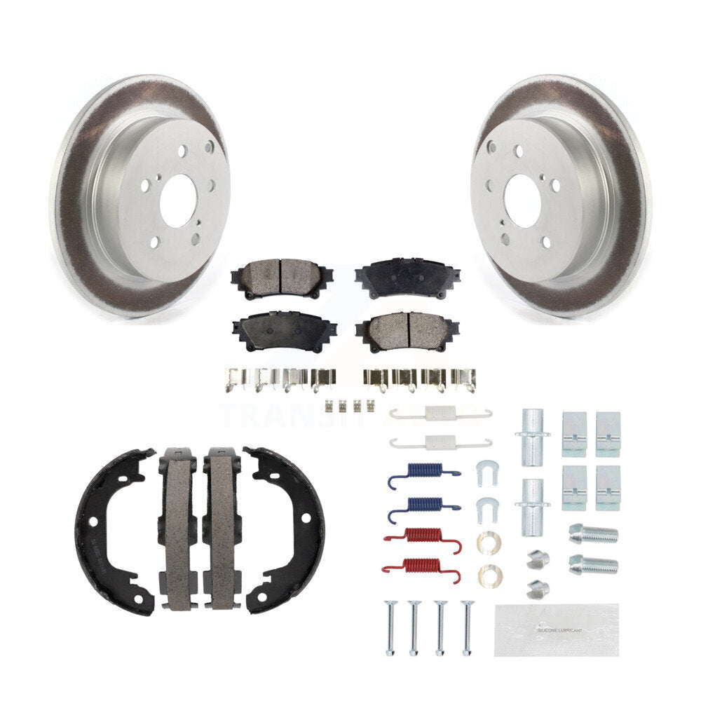 Transit Auto KGT-104282 Disc Brake Kit for 2012-2020 Toyota Mirai, Toyota Prius V - Rear
