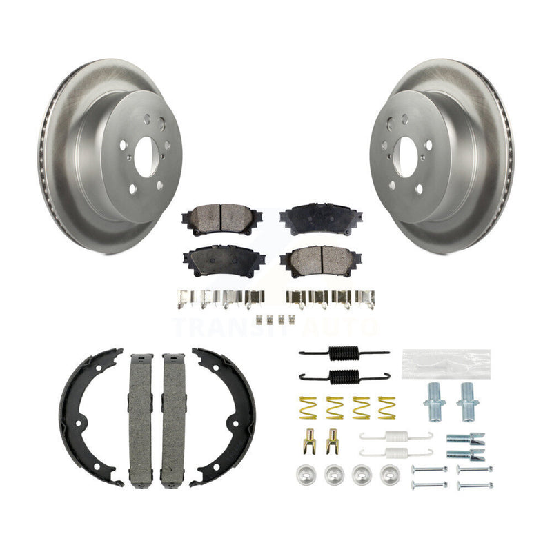 Transit Auto KGT-104284 Disc Brake Kit for 2014 Lexus IS250 - Rear