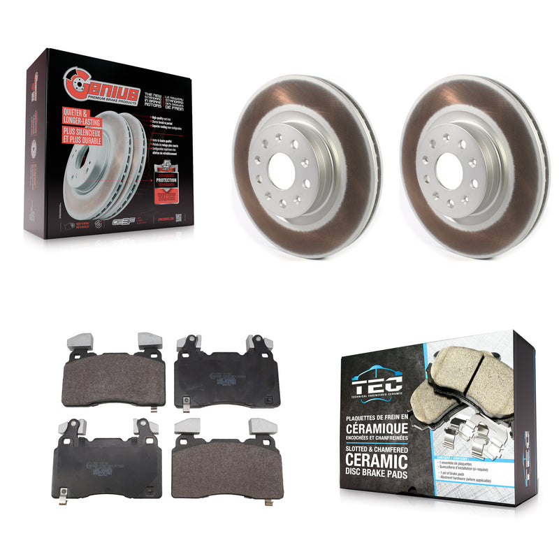 Transit Auto KGT-104308 Disc Brake Kit for 2014-2022 Chevrolet Camaro, Cadillac CT6, Cadillac CTS - Front