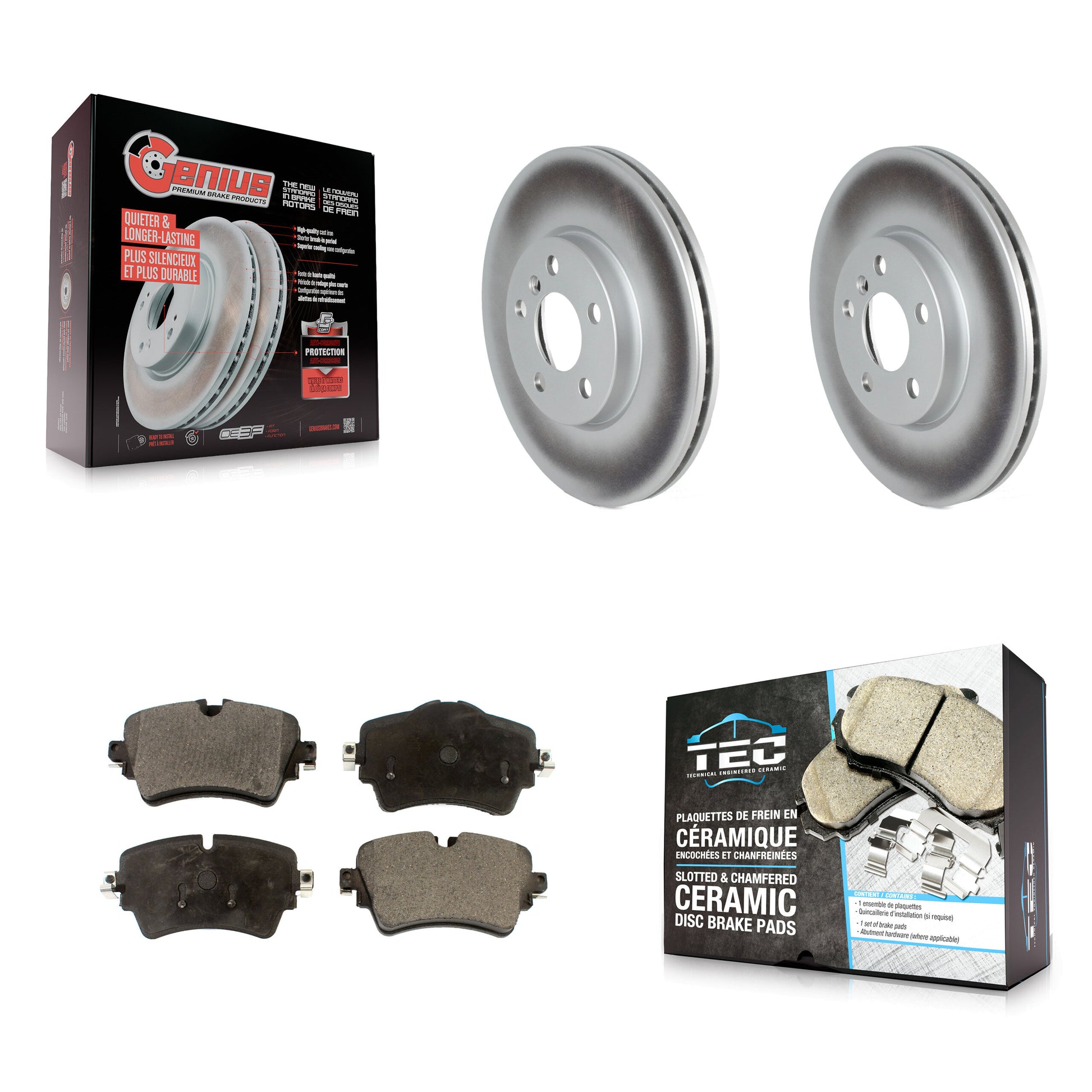Transit Auto KGT-104311 Disc Brake Kit for 2022 Mini Cooper - Front