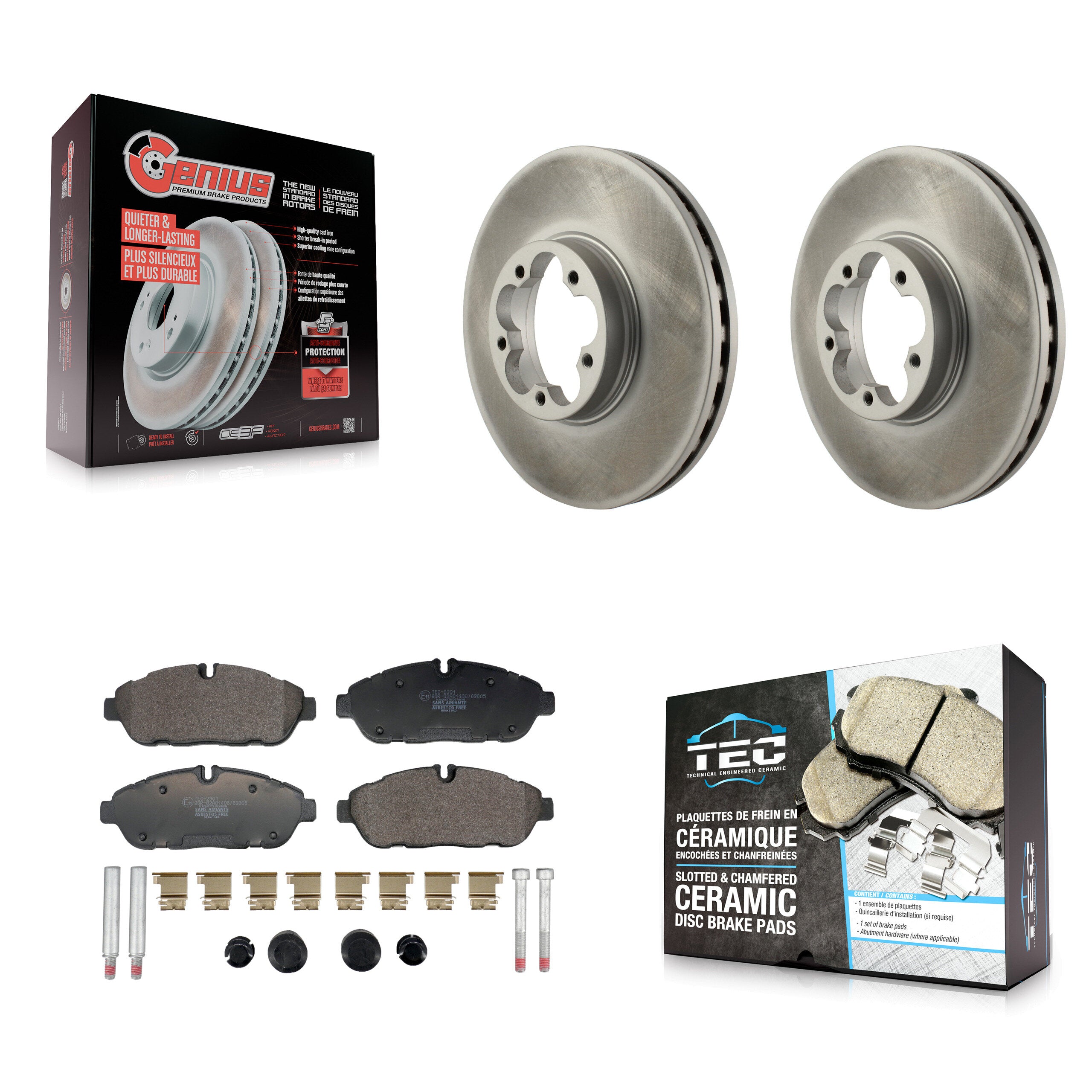 Transit Auto KGT-104314 Disc Brake Kit for 2023 Ford Transit-350 HD - Front