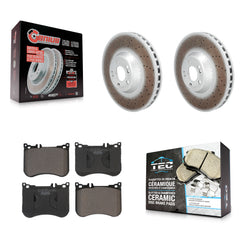 Transit Auto KGT-104327 Disc Brake Kit for 2014-2021 Mercedes-Benz S450, Mercedes-Benz S560 and More - Front