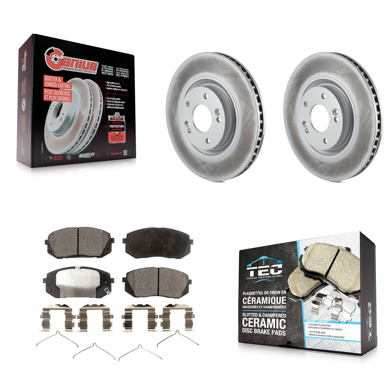 Transit Auto KGT-104328 Disc Brake Kit for 2020 Kia Optima - Front