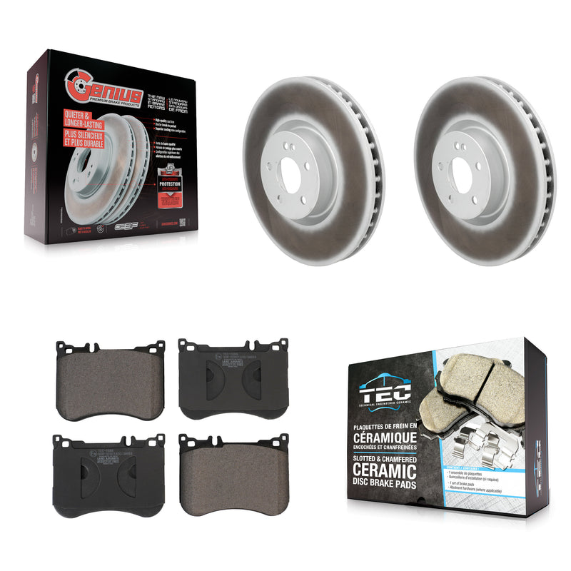 Transit Auto KGT-104329 Disc Brake Kit for 2021 Mercedes-Benz E53 AMG - Front