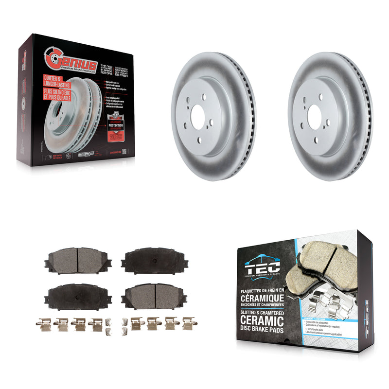 Transit Auto KGT-104332 Disc Brake Kit for 2019-2023 Toyota Corolla, Toyota Prius Prime - Front