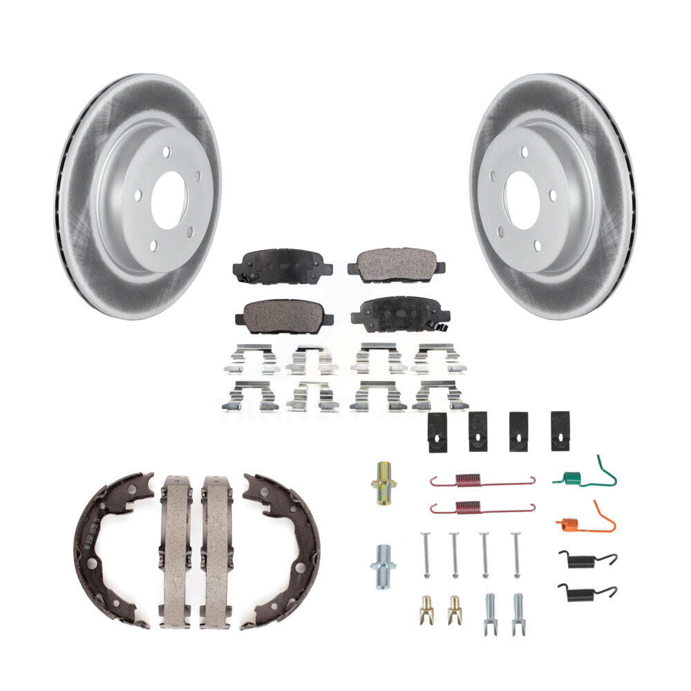 Transit Auto KGT-104337 Disc Brake Kit for 2017-2018 Nissan LEAF - Rear