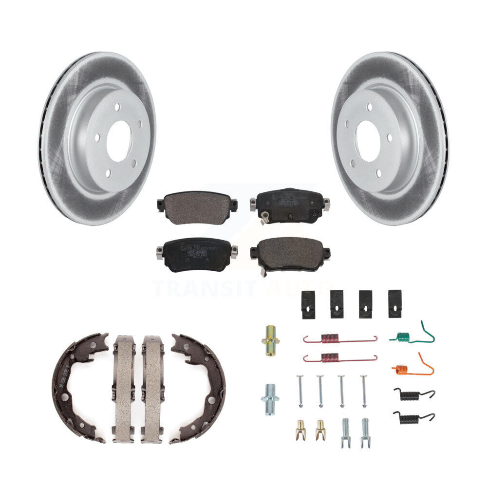 Transit Auto KGT-104338 Disc Brake Kit for 2018-2023 Nissan LEAF - Rear