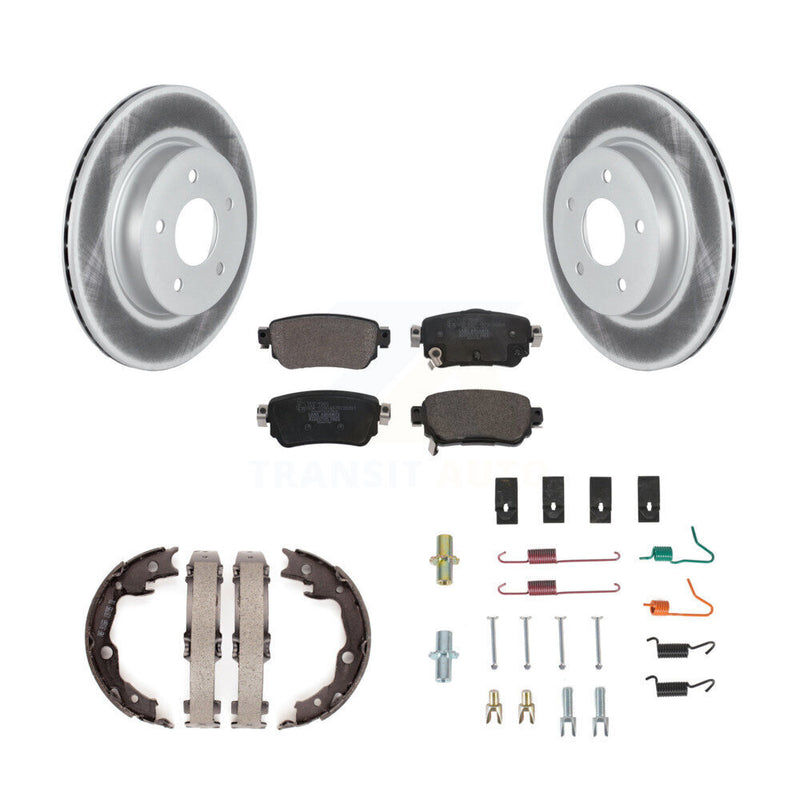 Transit Auto KGT-104338 Disc Brake Kit for 2018-2023 Nissan LEAF - Rear