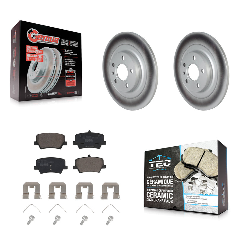 Transit Auto KGT-104349 Disc Brake Kit for 2019-2023 Volvo XC40 - Rear