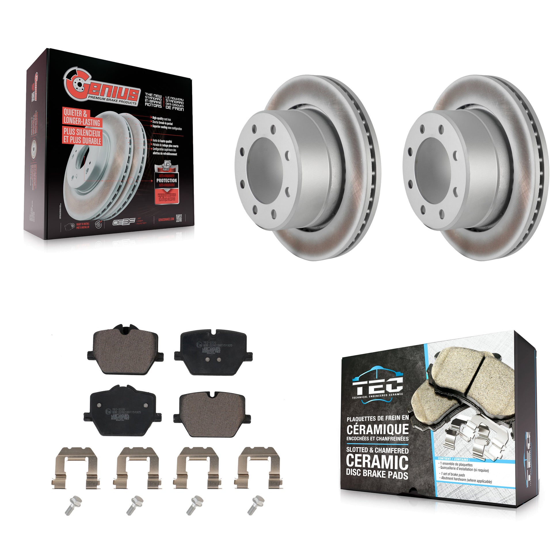 Transit Auto KGT-104352 Disc Brake Kit for 2023-2024 Ram 3500 - Rear