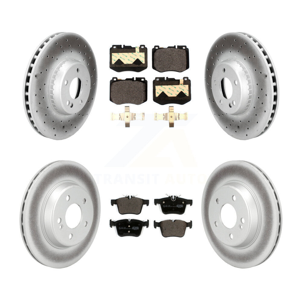 Transit Auto KGT-104363 Disc Brake Kit for 2015-2018 Mercedes-Benz C300, Mercedes-Benz C350e, Mercedes-Benz C400 - Front and Rear
