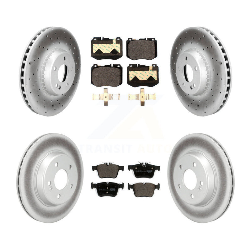 Transit Auto KGT-104363 Disc Brake Kit for 2015-2018 Mercedes-Benz C300, Mercedes-Benz C350e, Mercedes-Benz C400 - Front and Rear
