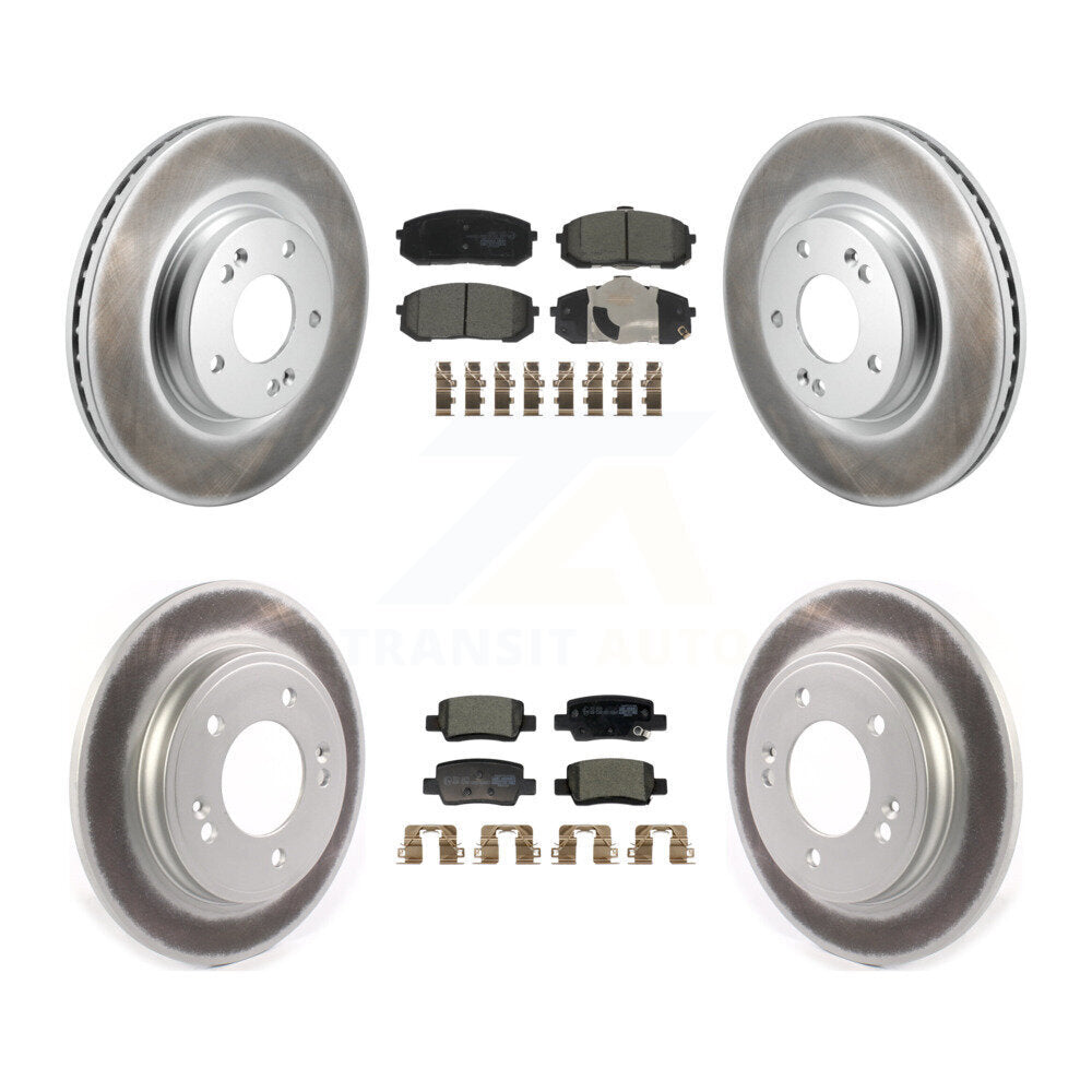 Transit Auto KGT-104365 Disc Brake Kit for 2021-2024 Hyundai Elantra - Front and Rear