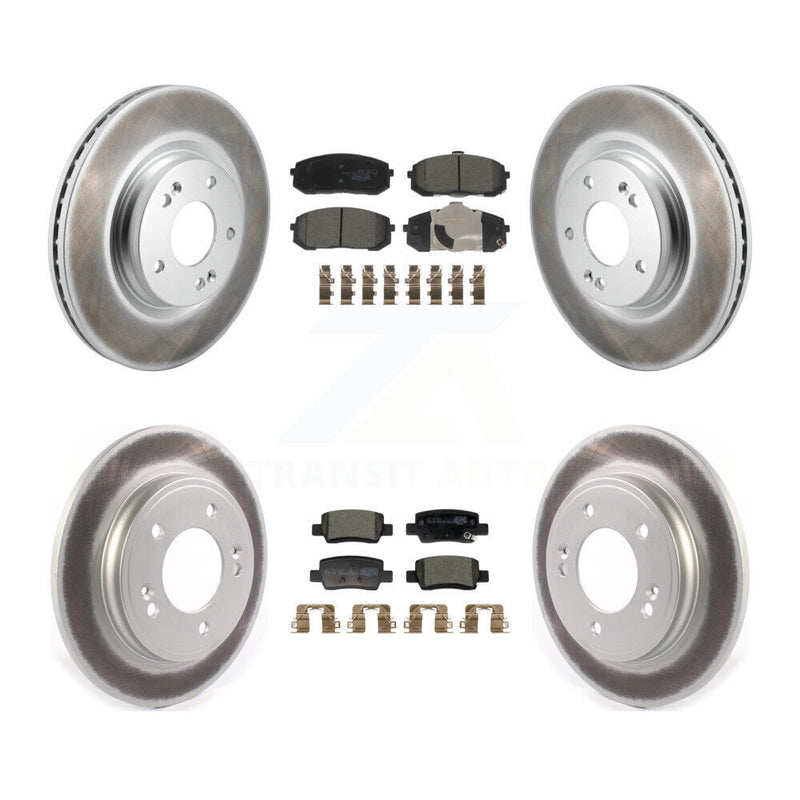 Transit Auto KGT-104365 Disc Brake Kit for 2021-2024 Hyundai Elantra - Front and Rear