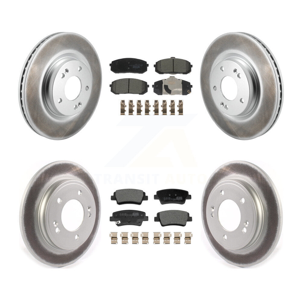 Transit Auto KGT-104366 Disc Brake Kit for 2021-2024 Hyundai Elantra - Front and Rear