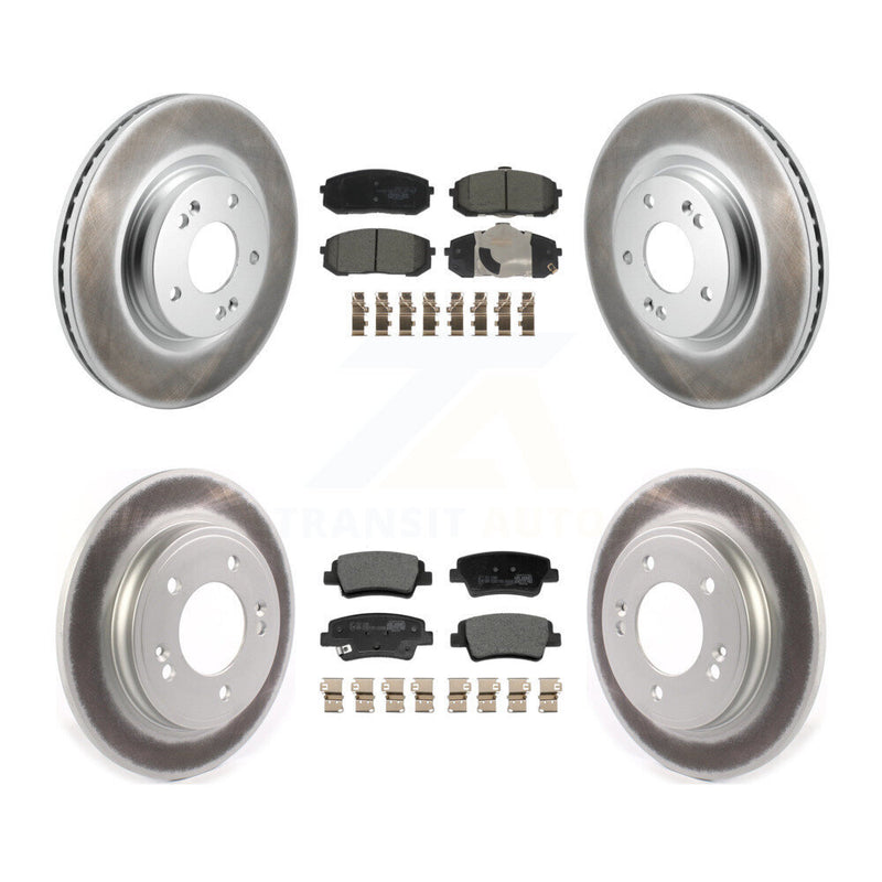 Transit Auto KGT-104366 Disc Brake Kit for 2021-2024 Hyundai Elantra - Front and Rear