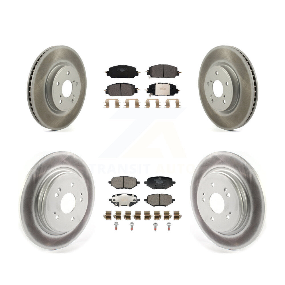 Transit Auto KGT-104367 Disc Brake Kit for 2023 Honda HR-V - Front and Rear