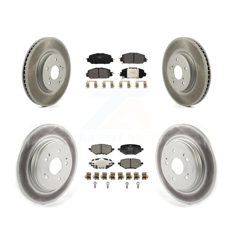 Transit Auto KGT-104367 Disc Brake Kit for 2023 Honda HR-V - Front and Rear