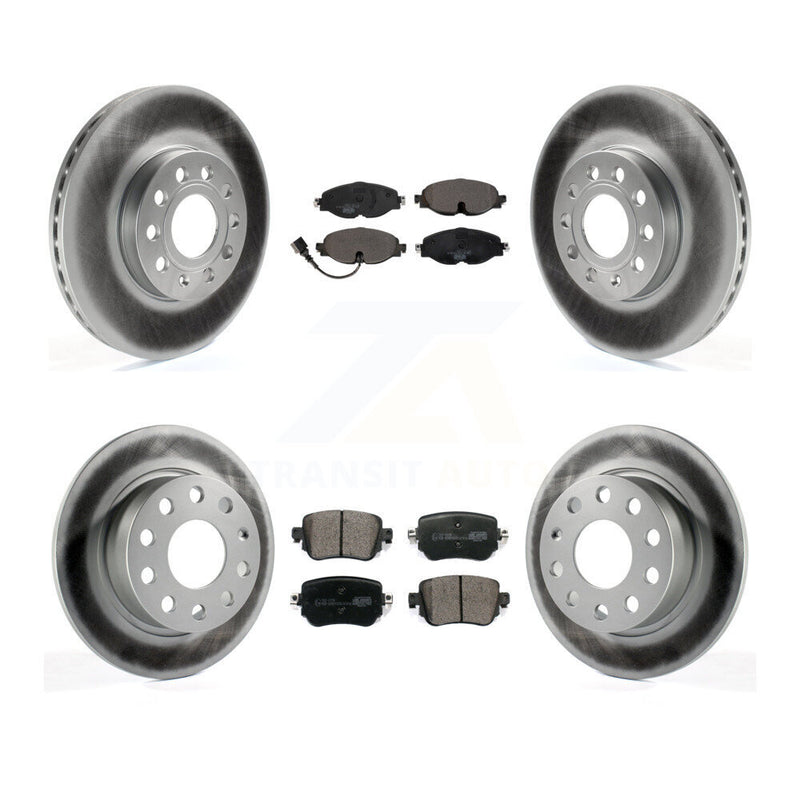Transit Auto KGT-104372 Disc Brake Kit for 2015 Volkswagen Golf SportWagen - Front and Rear