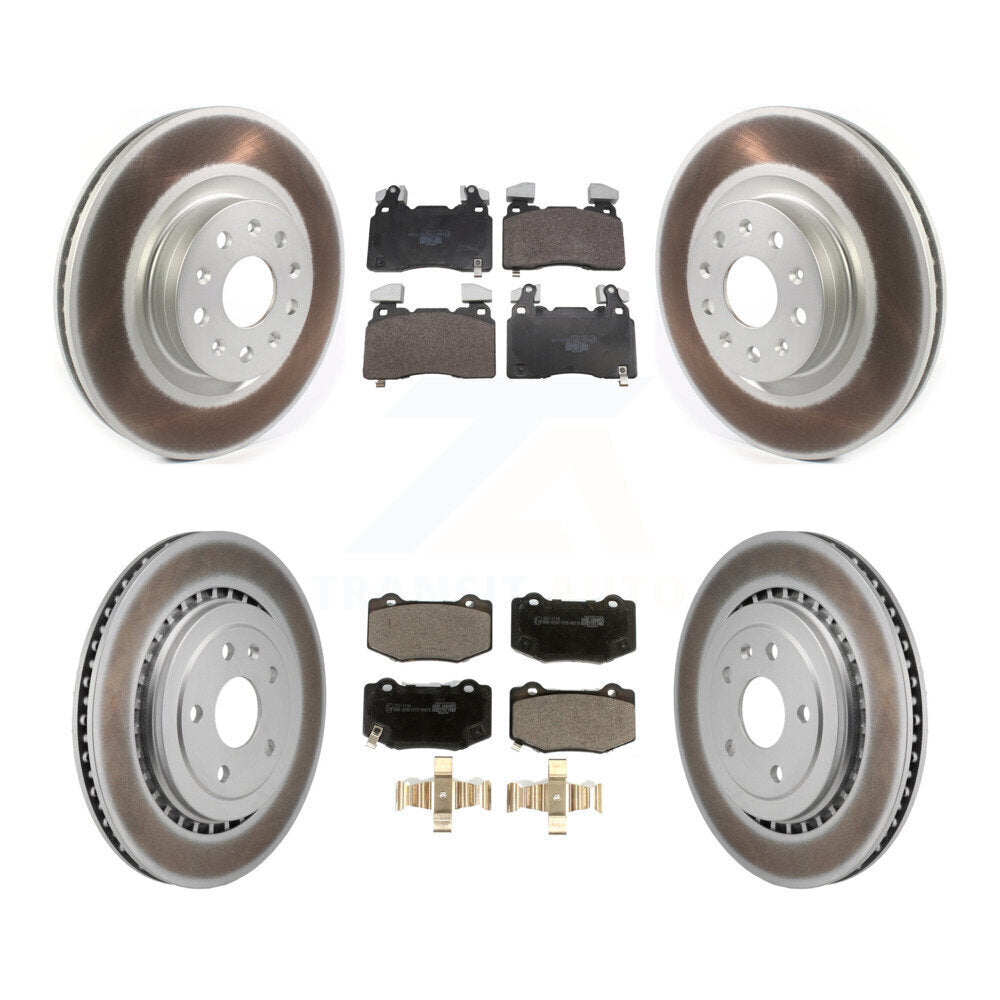 Transit Auto KGT-104375 Disc Brake Kit for 2016 Chevrolet Camaro - Front and Rear