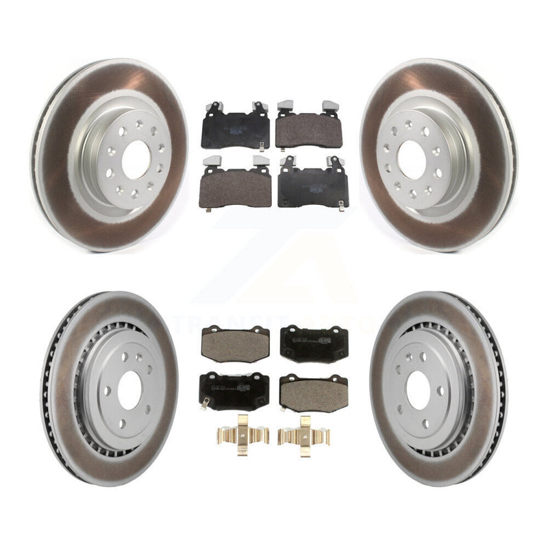 Transit Auto KGT-104375 Disc Brake Kit for 2016 Chevrolet Camaro - Front and Rear