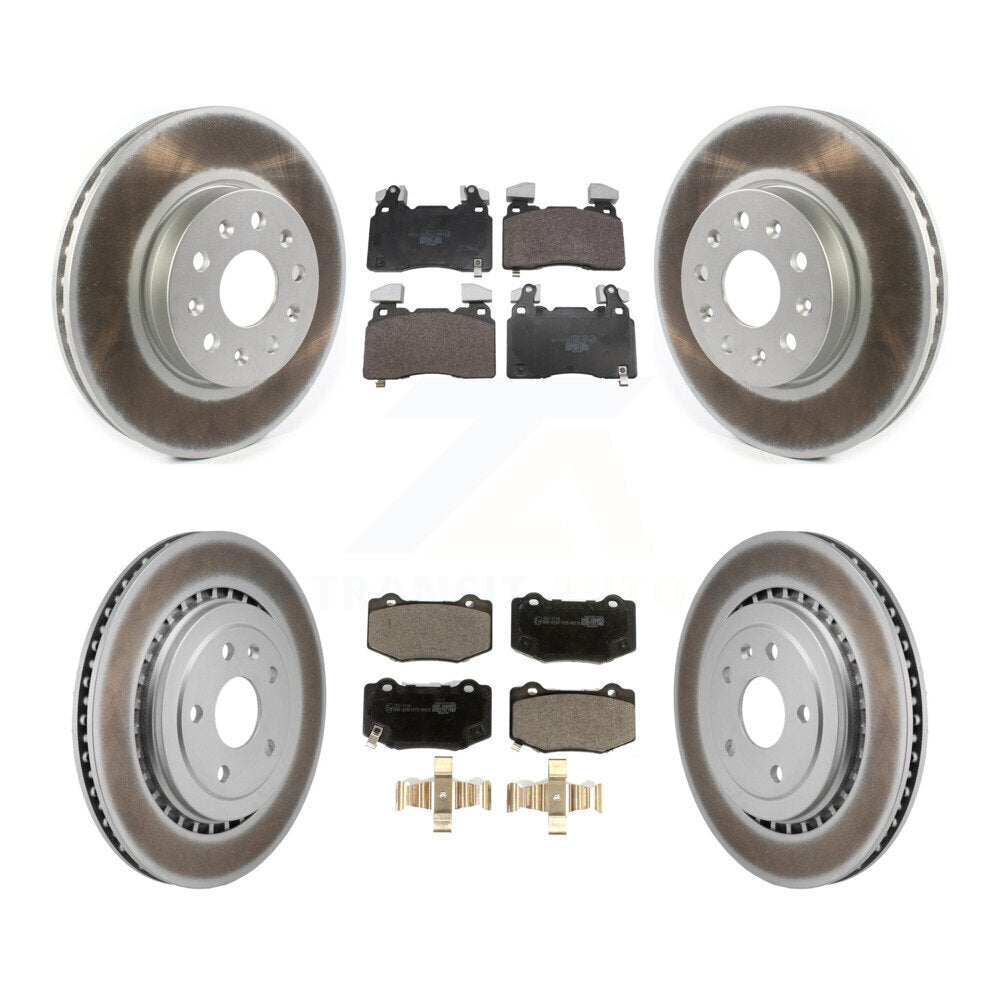 Transit Auto KGT-104376 Disc Brake Kit for 2016 Chevrolet Camaro - Front and Rear