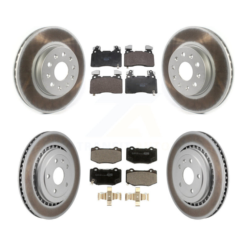 Transit Auto KGT-104376 Disc Brake Kit for 2016 Chevrolet Camaro - Front and Rear