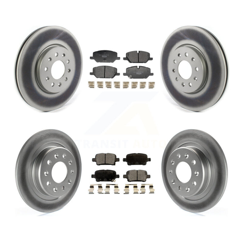Transit Auto KGT-104377 Disc Brake Kit for 2020 Chevrolet Equinox - Front and Rear