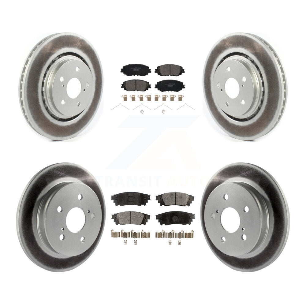 Transit Auto KGT-104378 Disc Brake Kit for 2020 Toyota Camry - Front and Rear