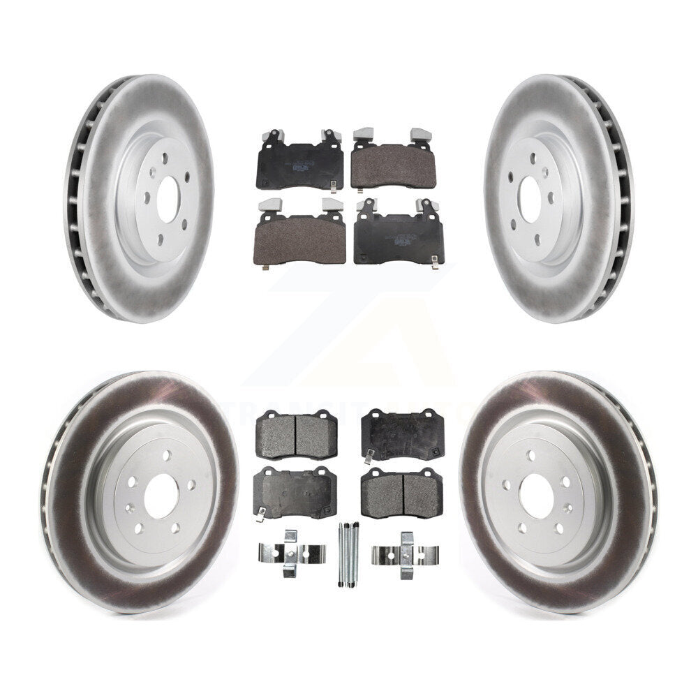 Transit Auto KGT-104382 Disc Brake Kit for 2010-2015 Chevrolet Camaro - Front and Rear
