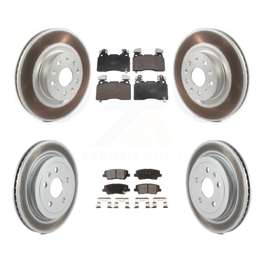 Transit Auto KGT-104383 Disc Brake Kit for 2015 Cadillac CTS - Front and Rear