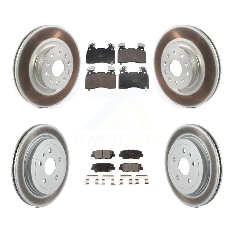 Transit Auto KGT-104383 Disc Brake Kit for 2015 Cadillac CTS - Front and Rear