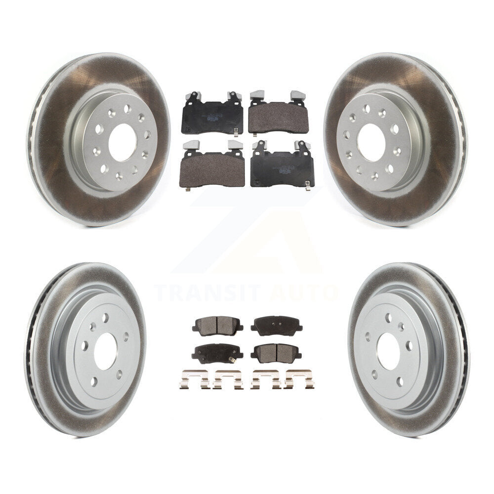 Transit Auto KGT-104384 Disc Brake Kit for 2016-2019 Cadillac CTS - Front and Rear