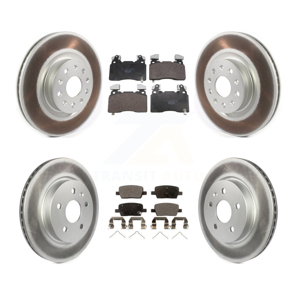 Transit Auto KGT-104385 Disc Brake Kit for 2016-2018 Cadillac CT6 - Front and Rear