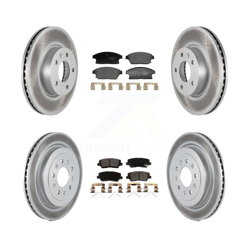 Transit Auto KGT-104399 Disc Brake Kit for 2018 Cadillac ATS - Front and Rear