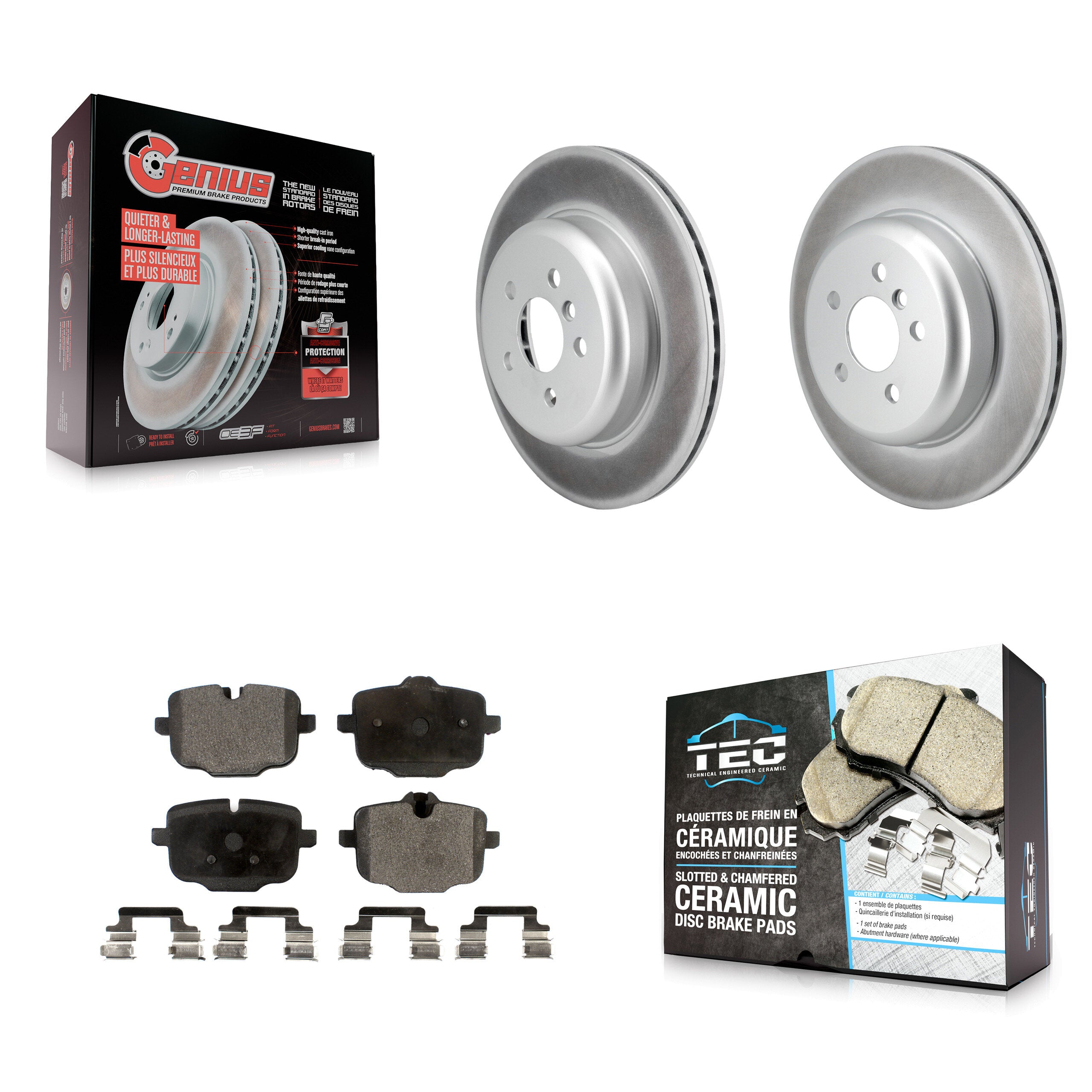 Transit Auto KGT-104407 Disc Brake Kit for 2020-2021 BMW X4 - Rear