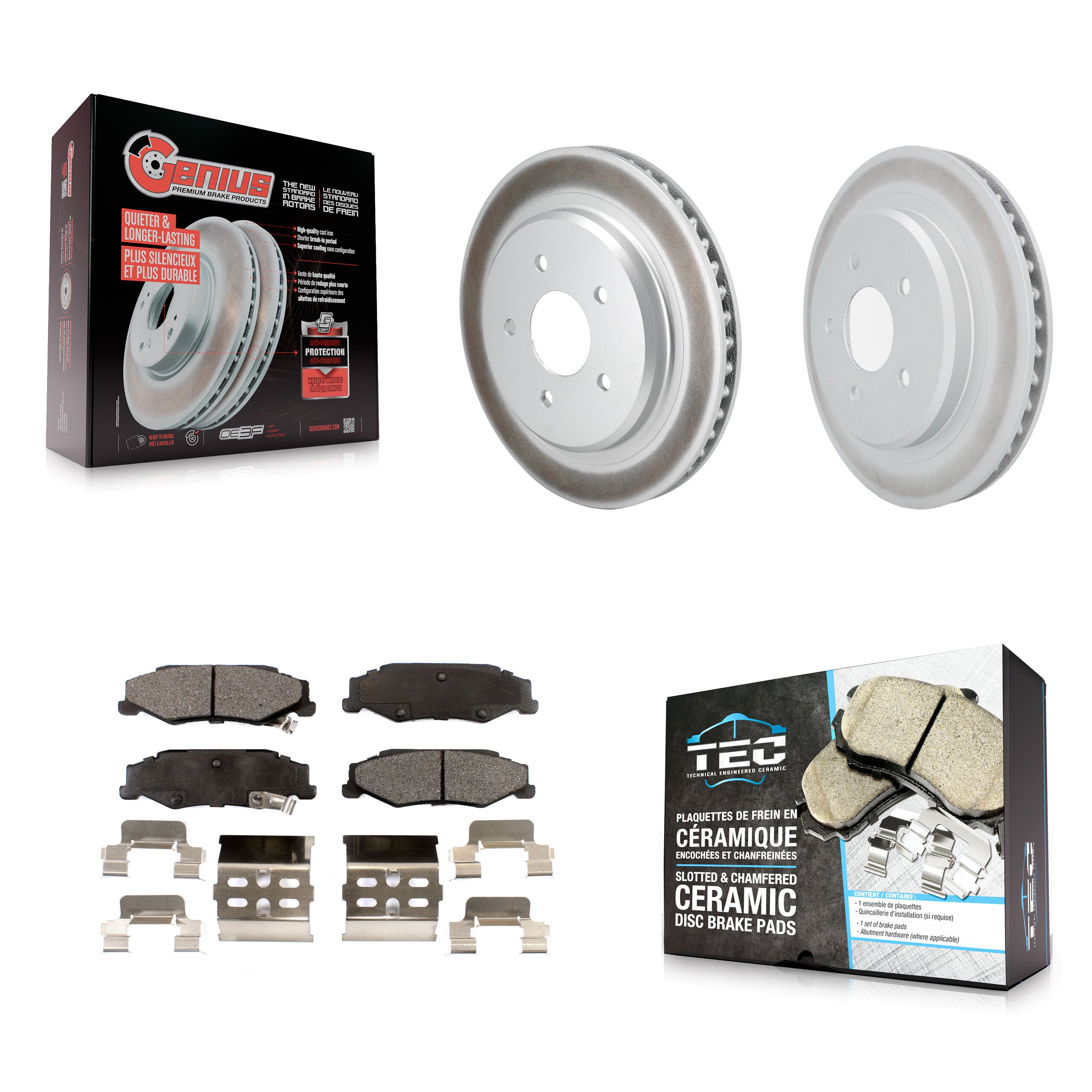 Transit Auto KGT-104410 Disc Brake Kit for 1997-2004 Chevrolet Corvette - Rear