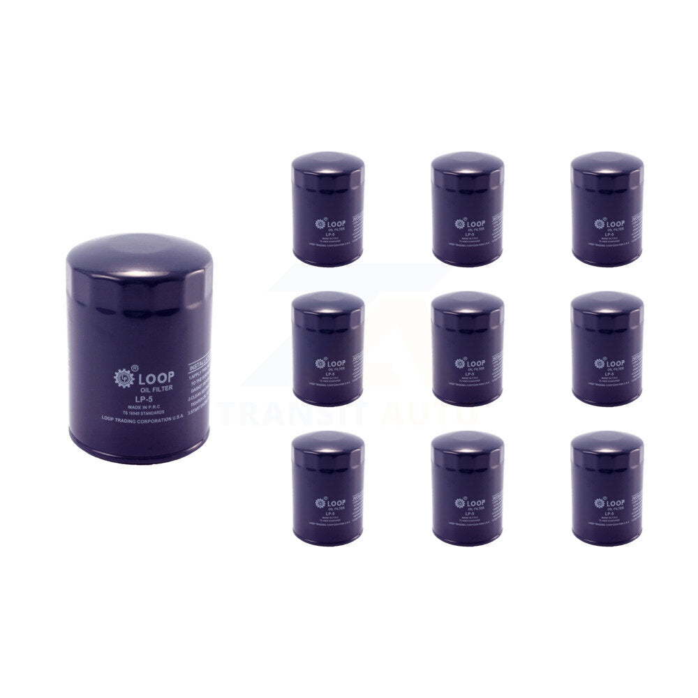 LOOP KLO-100104 Engine Oil Filter for 1980-2005 GMC C3500HD, Hummer H1 and More