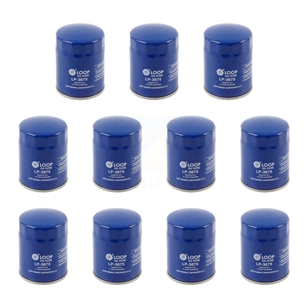 LOOP KLO-100123 Engine Oil Filter for 1980-2008 Isuzu Ascender, Chevrolet Silverado 1500 and More