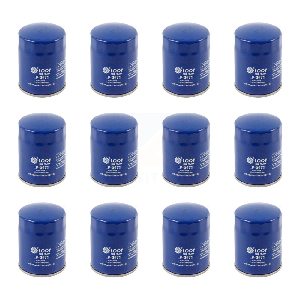 LOOP KLO-100147 Engine Oil Filter for 1980-2008 Isuzu Ascender, Chevrolet Silverado 1500 and More