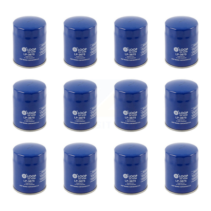 LOOP KLO-100147 Engine Oil Filter for 1980-2008 Isuzu Ascender, Chevrolet Silverado 1500 and More