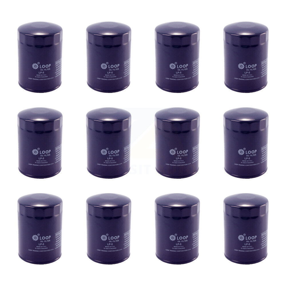 LOOP KLO-100152 Engine Oil Filter for 1980-2005 GMC C3500HD, Hummer H1 and More