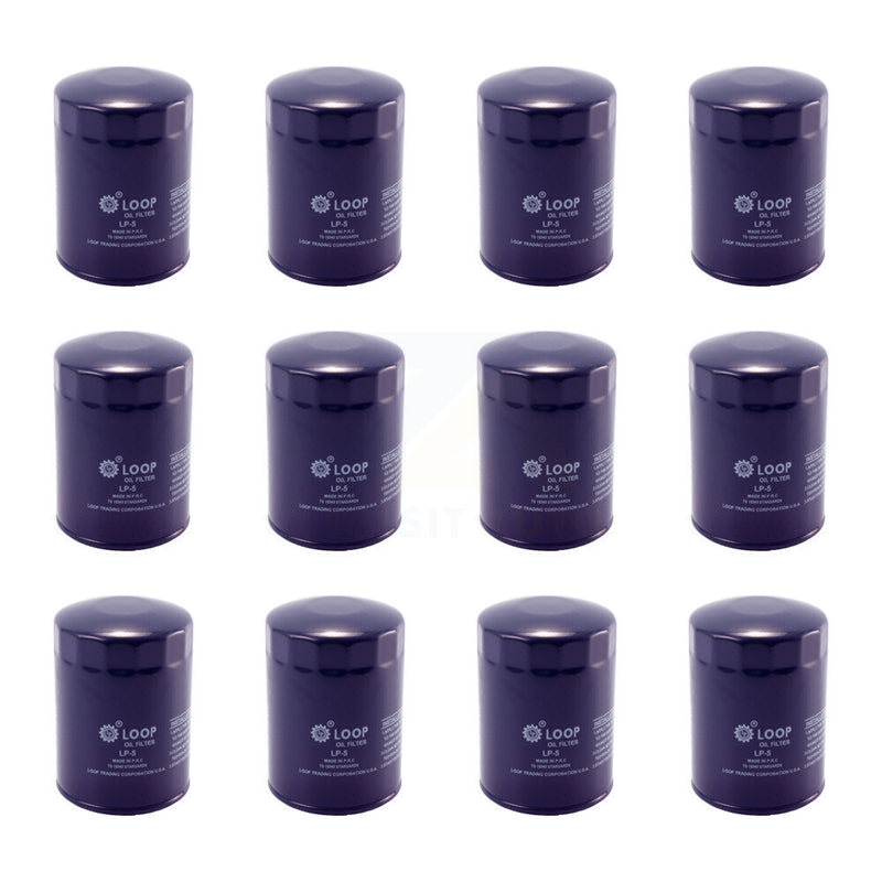 LOOP KLO-100152 Engine Oil Filter for 1980-2005 GMC C3500HD, Hummer H1 and More