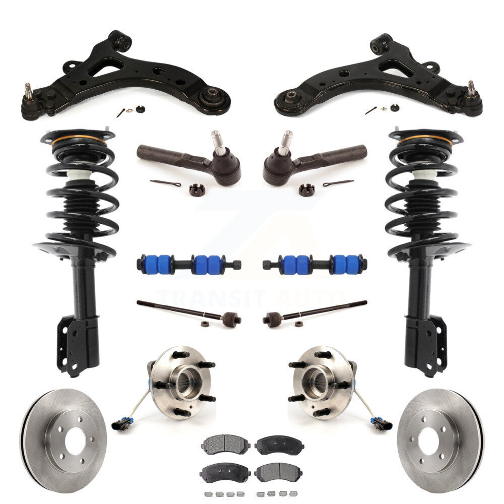 Transit Auto KM-100003 Suspension Strut and Coil Spring Assembly for 2001-2007 Buick Rendezvous, Pontiac Aztek - Front