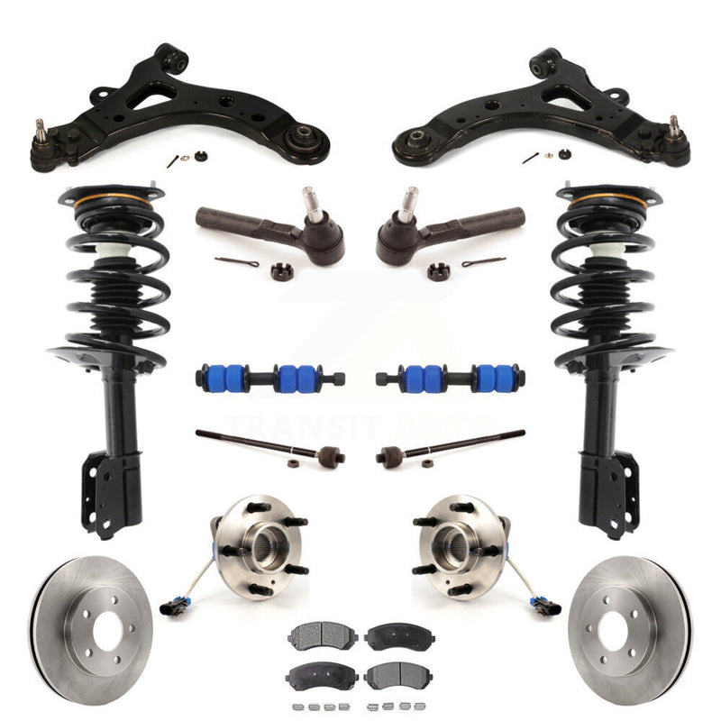 Transit Auto KM-100003 Suspension Strut and Coil Spring Assembly for 2001-2007 Buick Rendezvous, Pontiac Aztek - Front