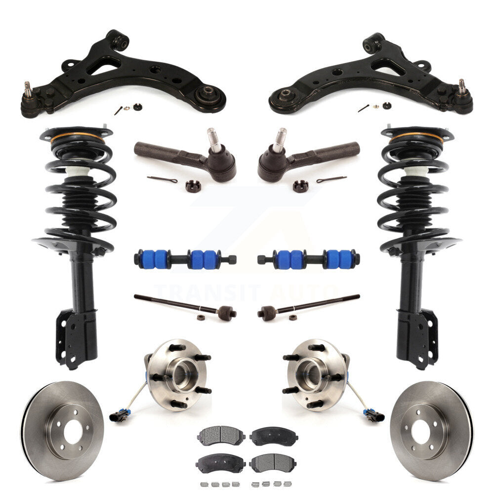 Transit Auto KM-100004 Suspension Strut and Coil Spring Assembly for 2001-2006 Buick Rendezvous, Pontiac Aztek - Front