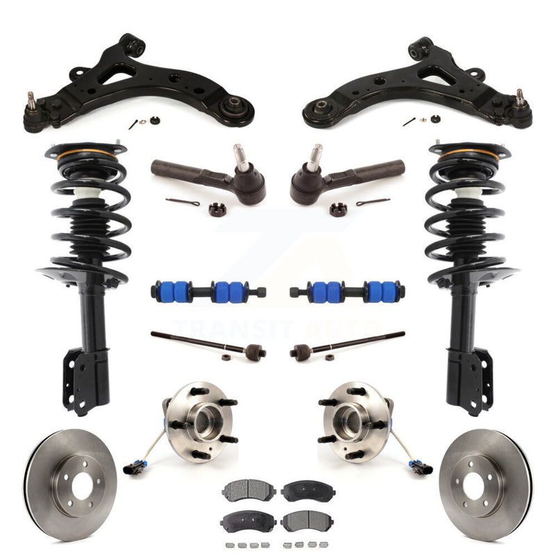 Transit Auto KM-100004 Suspension Strut and Coil Spring Assembly for 2001-2006 Buick Rendezvous, Pontiac Aztek - Front