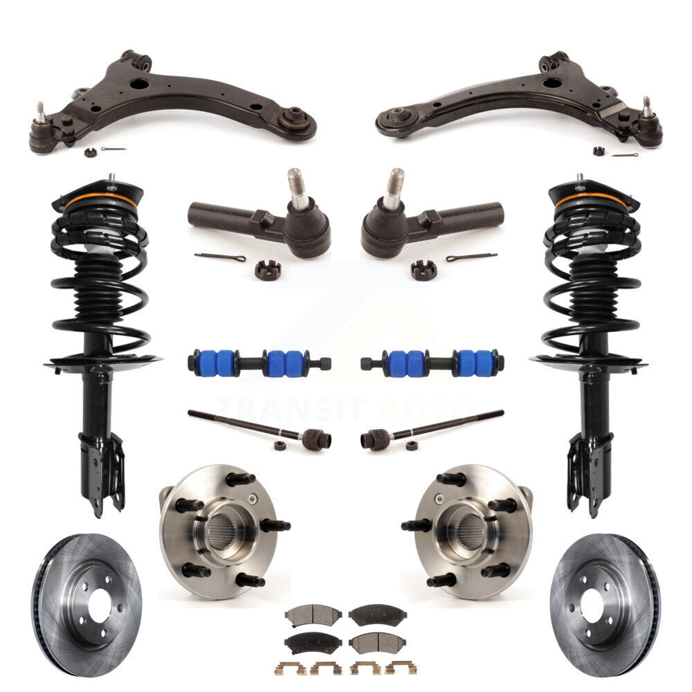 Transit Auto KM-100018 Suspension Strut and Coil Spring Assembly for 2005 Buick Allure, Buick LaCrosse - Front